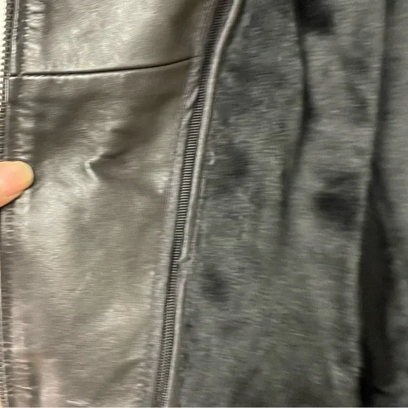 Nexus Men’s Genuine Leather Black Jacket with removable faux fur Liner XL - Picture 5 of 7